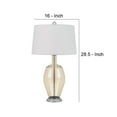 thumbnail image 5 of 29 Inch Table Lamp Smoked Glass Vase Design Base, Dimmer- Saltoro Sherpi, 5 of 5