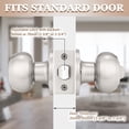 thumbnail image 4 of Door Knob,Stainless Steel Ball Door Knobs,Exterior/Interior Door Locks for Bedroom or Bathroom, 4 of 7