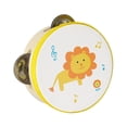 thumbnail image 4 of Pandereta de mano de madera de , instrumentos de percusión, tambor de mano, juguete educativo para juegos, juguetes, karaoke, niños pequeños 10 centímetros, 4 of 8