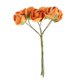 thumbnail image 3 of 60 Pedazos Flores de Camelia Artificial de Bricoje para / Sombrero / Boda / Álbumes de fotografía naranja Gloria Flor artificial, 3 of 9