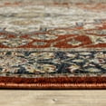 thumbnail image 2 of Oriental Weavers Aberdeen Area Rug - 4151R - 7'10" x 10'10" - in Red/ Blue - Vintage Inspired, Stain Resistant, Family and Pet Friendly , Dining, Living Room Rug, 2 of 10