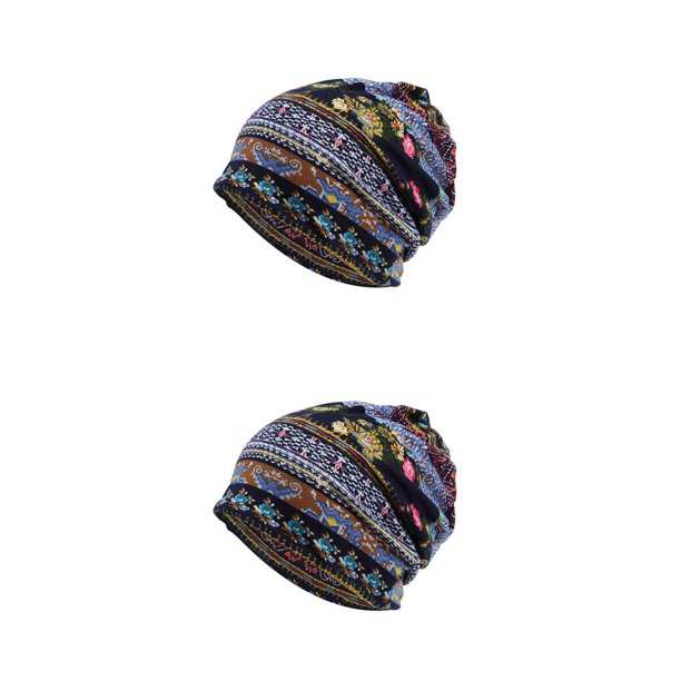 Gorro de lana Estilo étnico Qarigey Pre-atado Musulmán Hijab turbante colorido