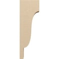 thumbnail image 3 of 5"W x 10"D x 30"H Thin Newport Rough Cedar Woodgrain TimberThane Corbel, Primed Tan, 3 of 6
