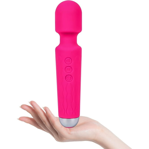 Personal Massager Handheld Cordless Massager 20 Patterns & 8 Speeds Vibration Levels, IPX6 Waterproof Body Massager for Neck Back Shoulders Legs Feet, Home and Travel Use