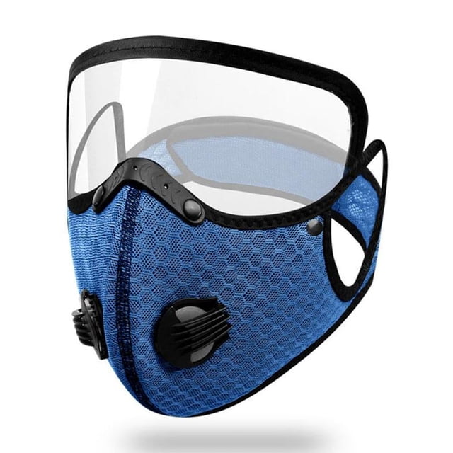 TQEHS Máscara de ciclismo Máscara protectora para montar a caballo Filtro de lente protectora desmontable I4 J8I1