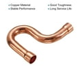 thumbnail image 4 of Cobre P-Trampa Presión Tubería Conexión Soldadura Tubería Sudor Extremos Plomería Suministro 12,7mm(1 /2) OD para HVAC Aire Acondicionamiento Refrigeración, 4 of 4