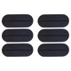 thumbnail image 5 of Almohadas de silicona de 6 uds., Soportes suaves de silicona transpirable, soportes suaves para mujeres, protea lavable reutilizable antideslizante, a Mini negro, 5 of 8