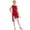 Burgundy, variant on Girls Sequins Sleeveless Lyrical Irregular Leotard Dress Modern Ballet Jazz Dance Costume Burgundy 8