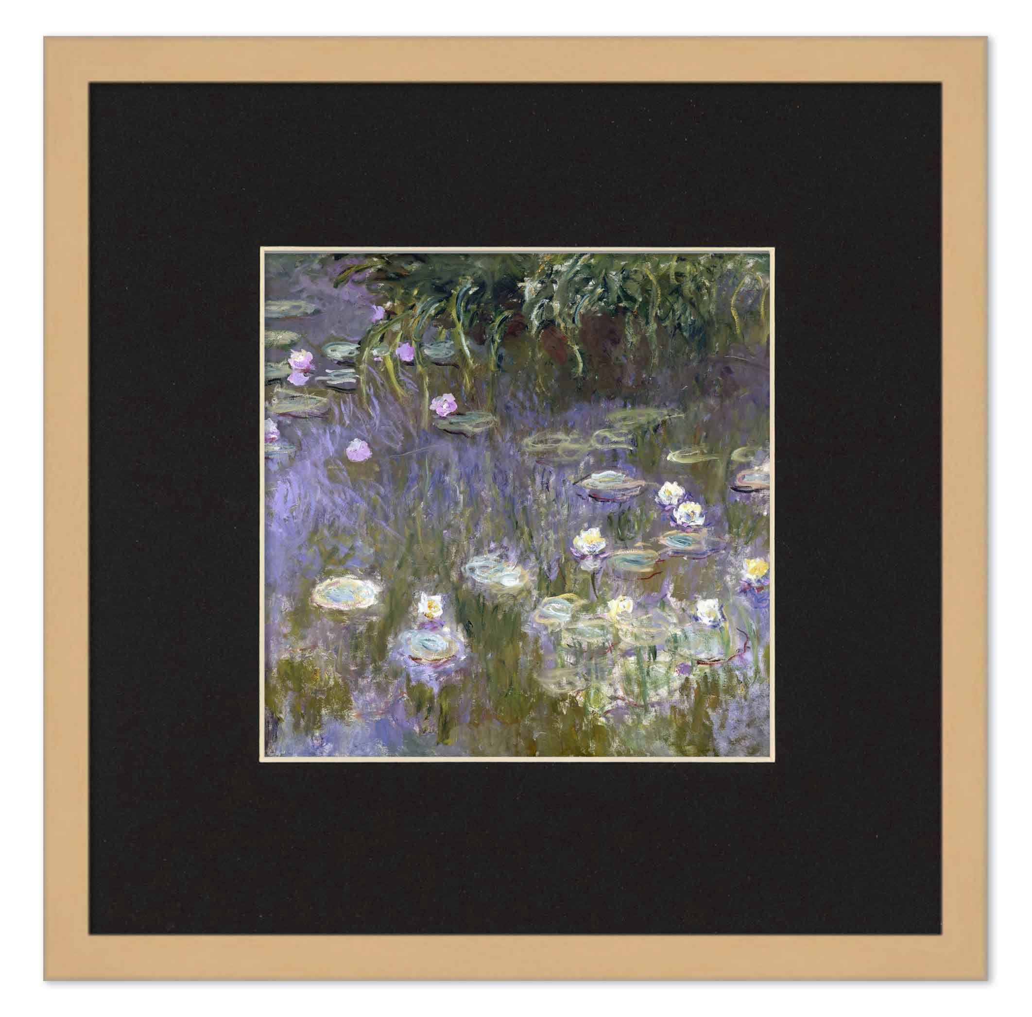 12x18 Frame Natural With Black Picture Mat For 12x18 Photo - Natural 18x24 Frame To Display Print