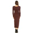 thumbnail image 1 of White Mark Robe Maxi de Maternité à Manches Longues pour Femmes, 1 of 2