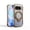 Gold, variant on Case for Google Pixel 9a with Lanyard Magnetic Ring Kickstand, Compatible with MagSafe, Plated Frame Clear Back Ultra Slim Shock-Absorbing Anti-Scratch Drop Protection Phone Case - Silver