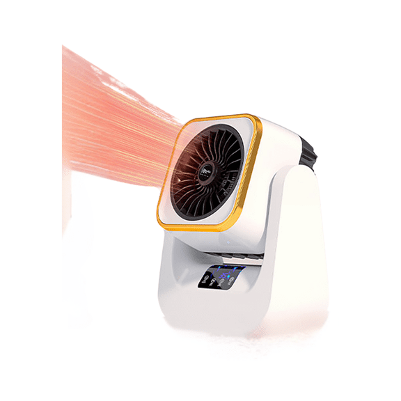 Space Heater - Mini Heater for Office Desk, Portable Buddy Heater, Small Spaces, Heater for Camping, Desktop Heaters for Office, Small Bedroom Fan, Office Heater Under Desk Quiet, Electric Fans