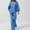 Blue, variant on Thermal Leggings for Women Womens Thermals Top and Bottom Set Ski Base Layer Set Cold Weather Clothes for Women Thermal Underwear Long Sleeve Black S-3XL