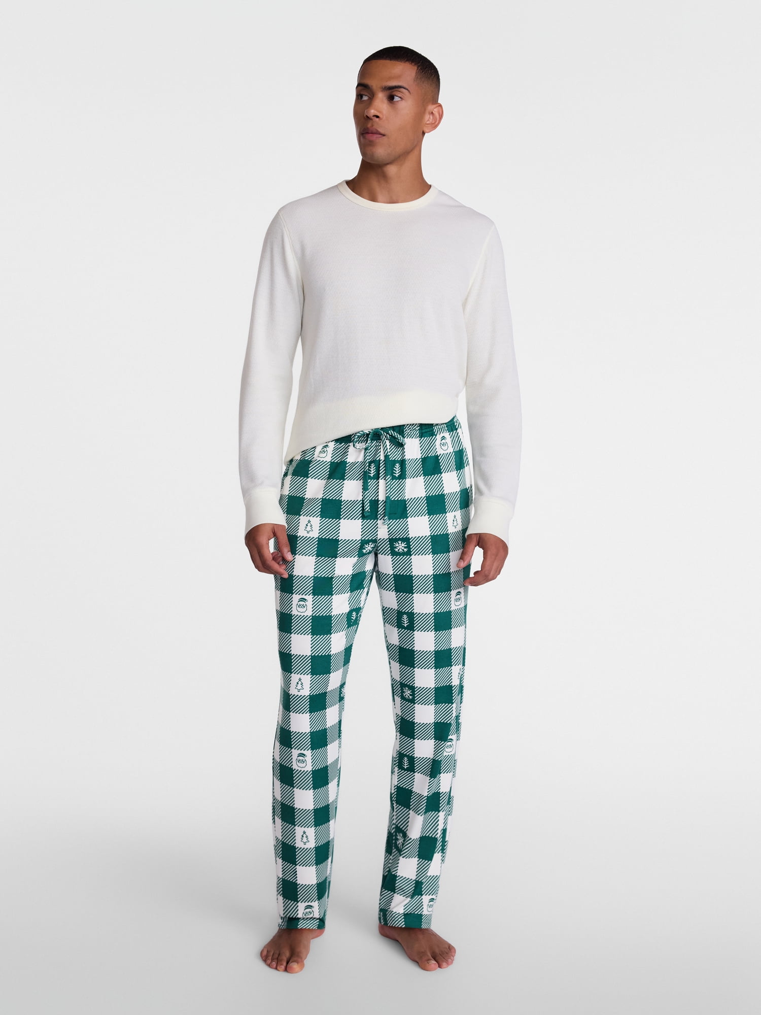 Men's Christmas Print Fleece Sleep Pants from Holiday Time, Sizes S-2XL