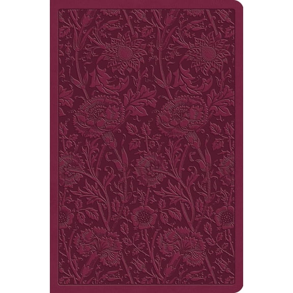 ESV Value Compact Bible (Trutone, Raspberry, Floral Design), (Hardcover)