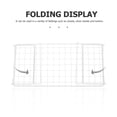 thumbnail image 3 of Soimiss 2Pcs White Hanging Space Saving Shoe Rack Organizer for Home Wardrobe Shelves, 3 of 8