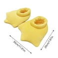thumbnail image 3 of Winter House Slippers For Woman Men Cartoon Duck Feet House Slippers, Yellow Fluffy Claw Paw Indoor Shoes Comfy House Shoes Novelty Cute Animal Feet Slippers For Halloween Party Gifts(7.87''Long,A), 3 of 6