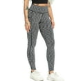 thumbnail image 2 of SEASUM Women Yoga Leggings With Pockets High Waist Butt Lift Workout Athletic Pants Gray S, 2 of 6