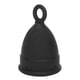 thumbnail image 5 of Copa menstrual de silicona para mujer, suave, elástica, reutilizable, herramienta para el cuidado corporal femenino, color negro, talla L, 5 of 14