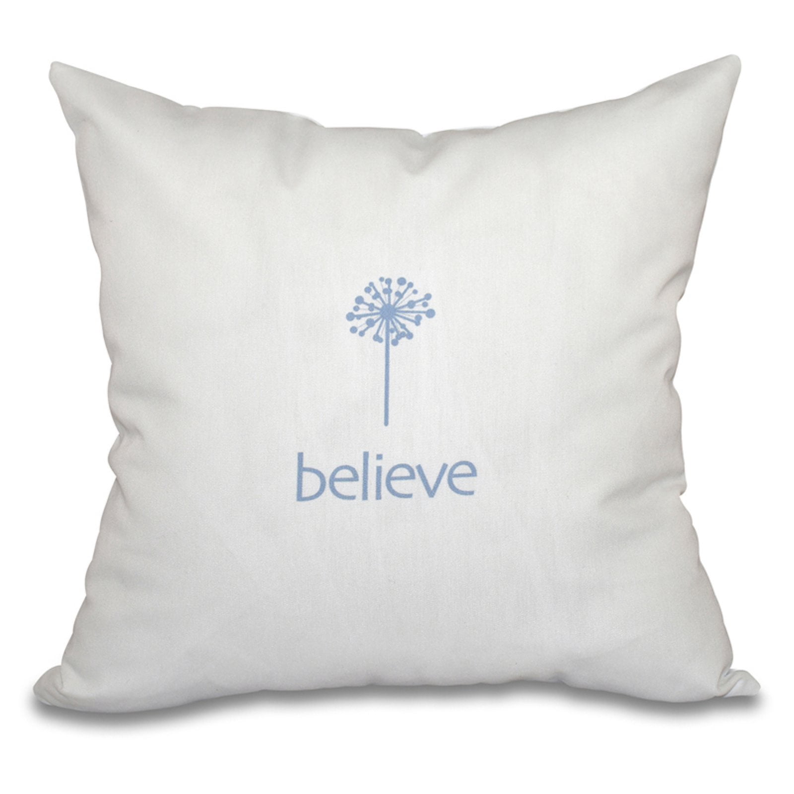 Simply Daisy 16" x 16" Make a Wish Word Print Pillow