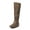 WIDE/CALF/KHAKI, variant on Dream Pairs Womens Wide Calf Faux Fur Slouchy Low Heel Side Zip Knee High Boots Wide/Calf/Black Size 8