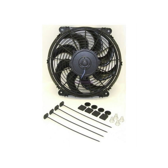 Engine Cooling Fan - Compatible with 2001 - 2015 Ford Escape 2002 2003 2004 2005 2006 2007 2008 2009 2010 2011 2012 2013 2014