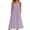 *Purple, variant on ClodeEU Women's Sleeveless Spaghetti Strap A Line Midi Dress,Casual Flowy Loose Vacation Dress Beige,Women's Plus L
