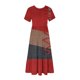 thumbnail image 4 of Vestido de Manga Corta para Mujeres Imprimir Cuello Redondo Vestido Impreso, Poliéster Casual Top para Diario, Fiesta Y Primavera Verano con Leggings, 4 of 4