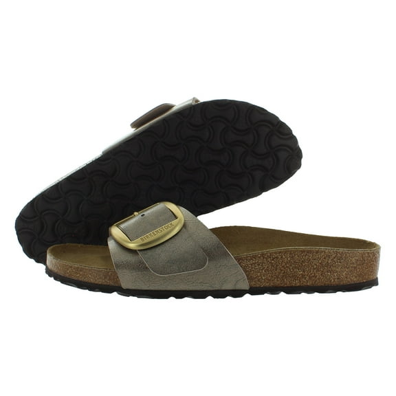 Birkenstock Madrid Big Buckle Narrow Unisex Shoes Size 4, Color: Graceful Taupe