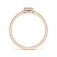 thumbnail image 2 of ANGARA Natural 0.32 Ct. Diamond Solitaire Ring in 14K Rose Gold for Women (Ring Size: 3), 2 of 9