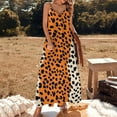 thumbnail image 2 of Leopard Print Pattern Sleeveless Dress Women's Luxury Party Dress Birthday Dresses for Women, 2 of 7