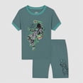 thumbnail image 4 of Xudanell First Birthday Outfit Boy Plus Size Holiday Outfits Cartoon Graphic Boys Comfy Short 2 Piece Set, 4 of 4
