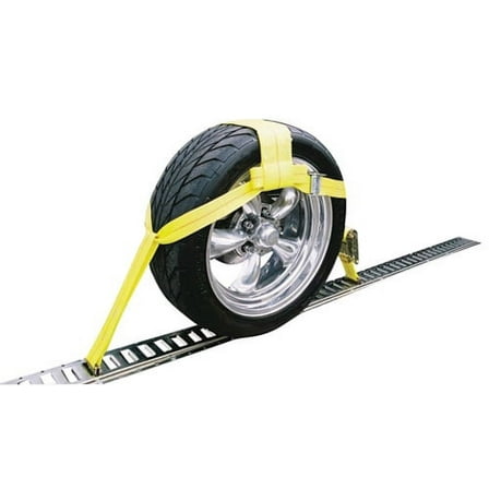 Erickson 4 In. x 22 Ft. Adjustable Standard Tire E-Track Ratchet Strap 8314
