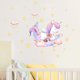 thumbnail image 1 of Pegatinas de pared para habitación de niñas, pegatinas de pared con nubes y mariposas, decoración de pared para habitaciones de niñas, habitaciones infantiles, habitaciones de bebés, 1 of 5