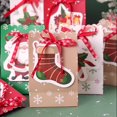thumbnail image 5 of Christmas Bowknot Gift Bags12pcs/set Large Capacity Paper Bag Xmas, 5 of 5