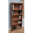 thumbnail image 3 of Concepts in Wood 5 Shelf Wood Bookcase, 72 inch Tall - Oak Finish, 3 of 6
