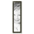 thumbnail image 2 of ArtToFrames 8" x 34" Black Panel With Silver Lip Picture Frame, 8x34 inch Multi Wood Poster Frame (WOM-5093), 2 of 7