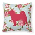 thumbnail image 1 of "Caroline's Treasures BB1067-RS-BU-PW1414 Almohada decorativa de rosas azules Shabby Chic de Shiba Inu, grande, multicolor" Caroline's Treasures BB1067-RS-BU-PW1414, 1 of 1