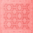 thumbnail image 1 of Ahgly Company Indoor Square Oriental Red Traditional Area Rugs, 3' Square, 1 of 4