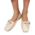 thumbnail image 4 of Sngxgn Women's Ballet Flats for Women Slip On Dress Shoes(Beige,40), 4 of 8