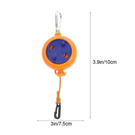 

1 Set of Outdoor Travel Portable Windproof Clothesline Retractable Clothesline