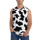 thumbnail image 1 of Balery Milk Cow Camisetas sin mangas para hombre, absorbe la humedad y protege contra el mal olor.-Medium, 1 of 7