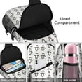 thumbnail image 4 of Winter Penguin Sling Backpack, Cute Emperor Penguin Snow Pattern Crossbody Bag, Cartoon Winter Animal Print for Travel and Daily Use, 4 of 6