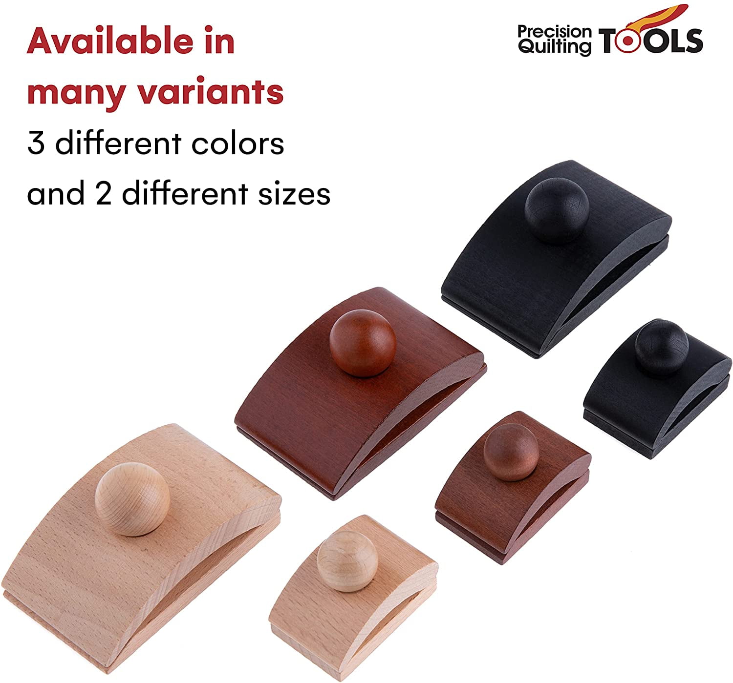 Precision Quilting Tools Classy Clamps Wooden Quilt Wall Hangers 4