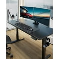 thumbnail image 5 of 55x28 Inch Adjustable Height Electric Standing Desk with 2 Storage Hooks, Sit Stand Up Computer Desk for Home Office (Black), 5 of 5