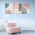 thumbnail image 2 of Abstract Canvas Wall Art Contemporary Pink Blue Art Prints Modern Poster Pictures Home Decor for Living Room Dining Room Bedroom Office Wall Decorations 12”x16”x3pcs, 2 of 6