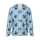 thumbnail image 1 of Fotbe french Bulldog Face Chaqueta con Protección Solar UPF 50+ para Hombre y Mujer, Camisa con Capucha y Bolsillos-XX-Large, 1 of 7