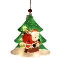 thumbnail image 1 of MIRACLE Christmas Light Decor Hanging LED Santa Tree Decor Festival Themed Night Light For Party Home LED Warm White Light, 1 of 11