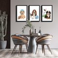 thumbnail image 4 of Jungle Animals Kids Room Wall Decor Set of 3 Rhino Lion Tiger and Olive Soccer Puck Canvas Print Watercolor Animal Poster Baby Boy Sports Decor Art Painting, 4 of 6