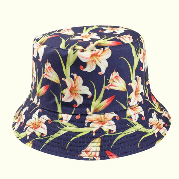 Sombreros de verano con protección solar, sombrero de pescador con flores para exteriores, gorra de pescador, sombrero de mujer